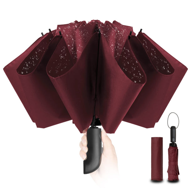 Red Travel Inverted Umbrella