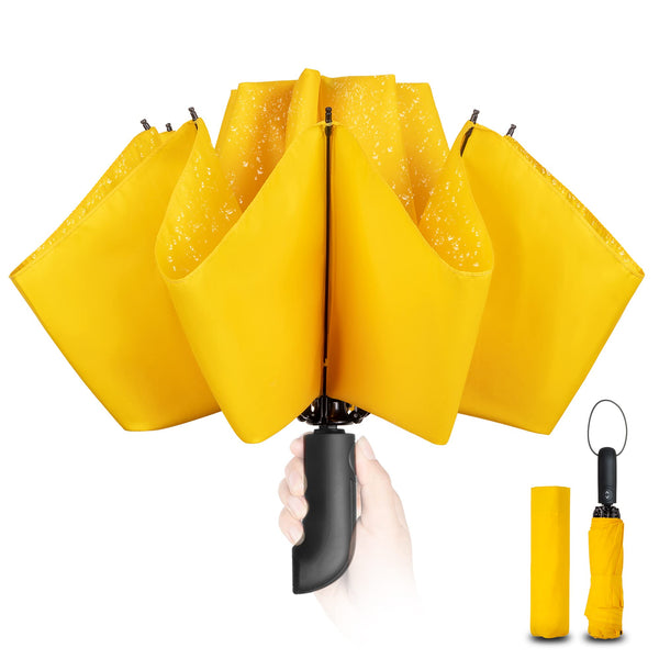 Yellow Travel Inverted Umbrella